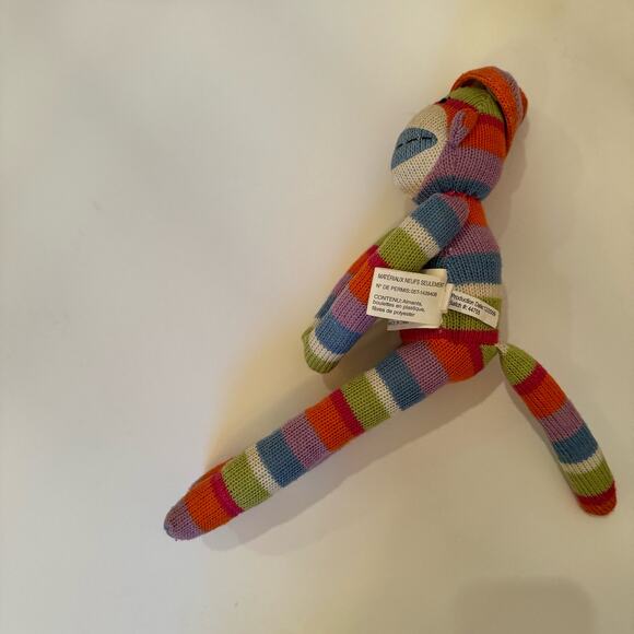 Seasons of Cannon Falls Vintage Sock Monkey Magnetic Hands Feet 2009 Rainbow - Picture 10 of 16